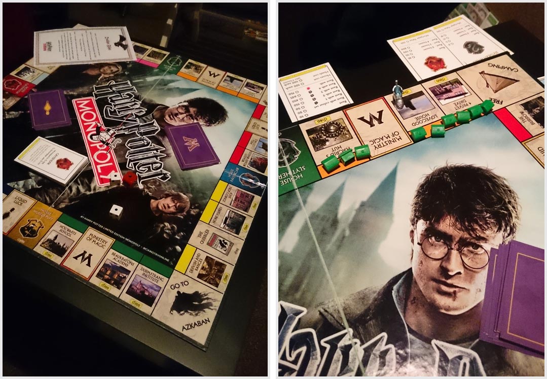 An Afternoon with Harry Potter Monopoly